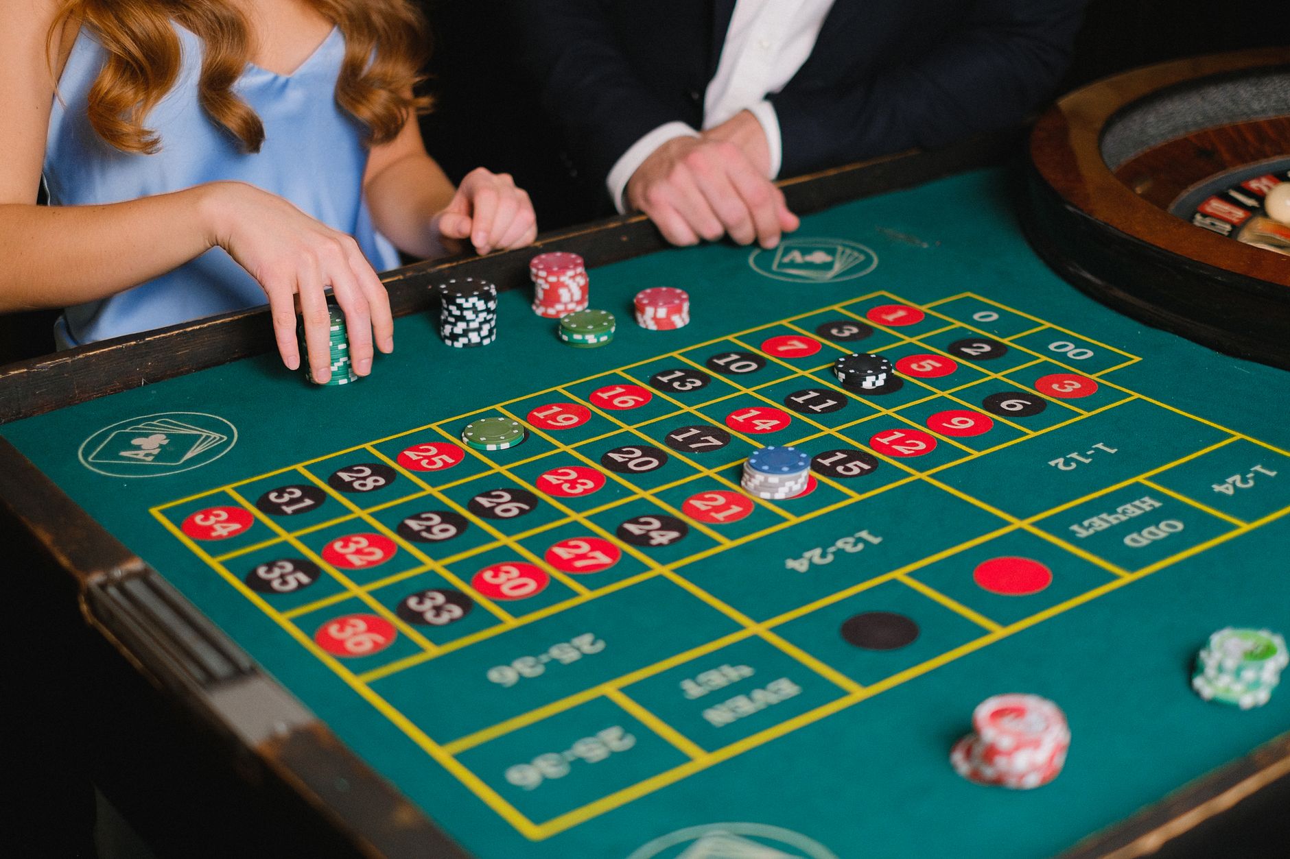 Casino floor at Ember Crown